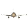 Wall Clock DKD Home Decor Aeroplane Metal Crystal (141 x 20 x 46.5 cm) Supply