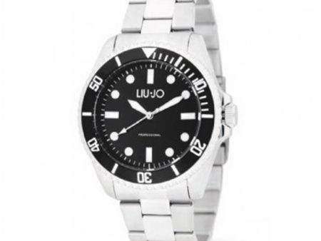 Men s Watch LIU JO TLJ2119 Black Silver Online Hot Sale