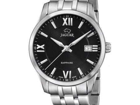 Men s Watch Jaguar J964 4 Black Silver For Cheap