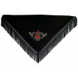 Shawl PGN3928 Black 140 cm Fashion