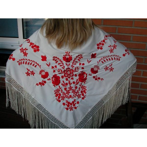 Shawl PGBL42 Ivory 140 cm For Cheap