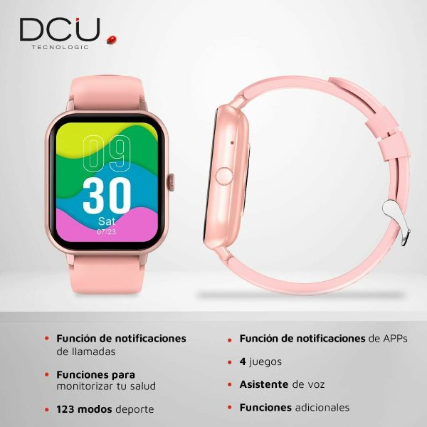 Smartwatch DCU CURVED GLASS PRO Pink Online Hot Sale