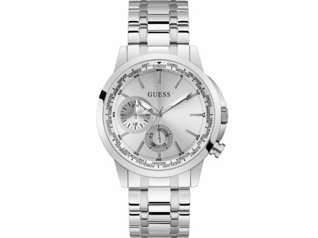 Men s Watch Guess GW0490G1 Silver Online Hot Sale