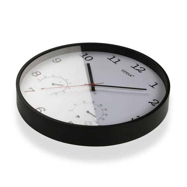 Wall Clock Versa White Plastic 4,3 x 35,5 x 35,5 cm Cheap