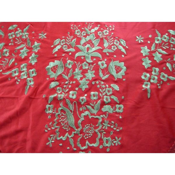 Shawl PGRDRD Red 140 cm Hot on Sale