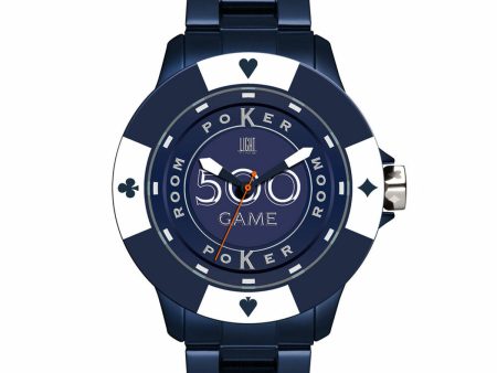 Unisex Watch Light Time POKER (Ø 41 mm) Fashion