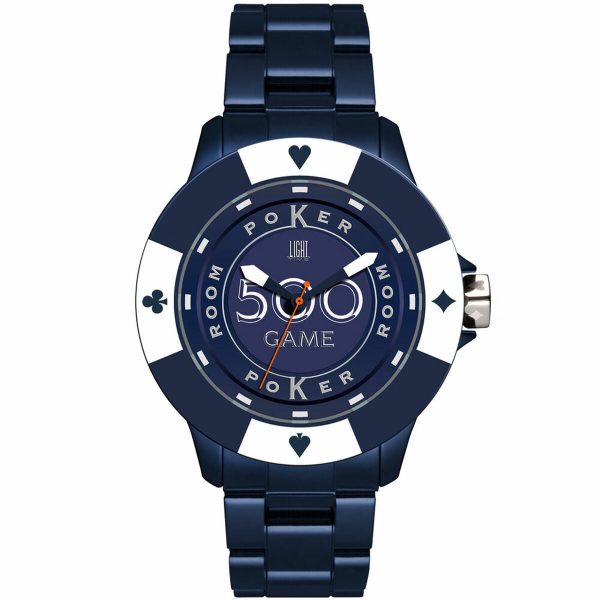 Unisex Watch Light Time POKER (Ø 41 mm) Fashion