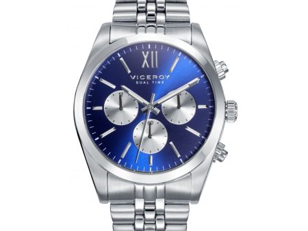 Men s Watch Viceroy 42423-33 Silver (Ø 41 mm) Online Hot Sale