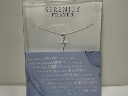 SERENITY PRAYER NECKLACE-4653 : 18 IN on Sale