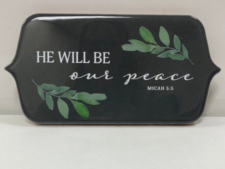 HE WILL BE OUR PEACE PLQ-0207 on Sale