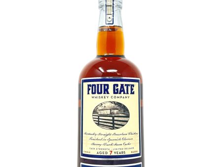 Four Gate Whiskey Company Single Barrel Bourbon Finished in Spanish Oloroso Sherry-Dark Rum Cask #599 122.4 proof - Selected Mash & Journey For Sale