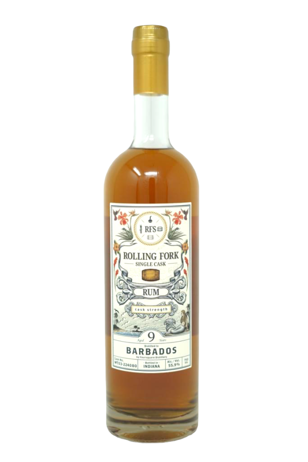 Rolling Fork Spirits 9-Year Barbados Rum Finished in 18-Year Bourbon 55.9% #WT03-224080 - Selected by Seelbach s on Sale