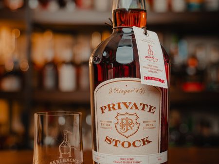 J. Rieger & Co Private Stock Straight Bourbon Whiskey #3367 128 proof - Selected by Seelbach s For Cheap