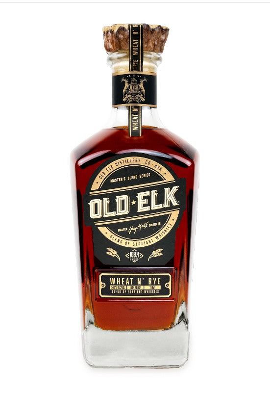 Old Elk Blended American Whiskey Wheat N  Rye 108.4 proof For Sale