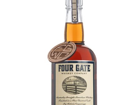 Four Gate Whiskey Co Single Barrel Bourbon Double Oak Barrel# F035 119.4 Proof - Selected by Seelbach s For Cheap