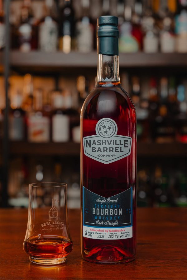 Nashville Barrel Co. Single Barrel Bourbon  Robert  #3281 120.86 proof - Selected by Seelbach s Sale