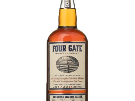 Four Gate Whiskey Company - Majestic Wood Series  Japanese Mizunara Oak  117.4 proof For Discount