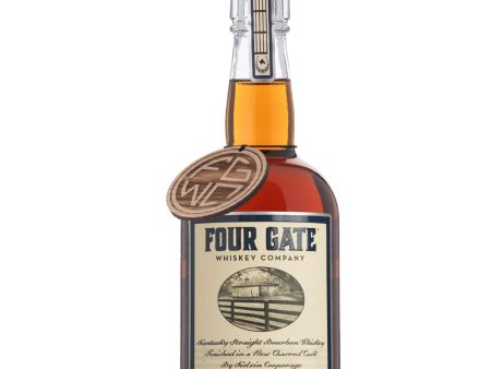 Four Gate Whiskey Co Single Barrel Bourbon Double Oak Barrel# F596 116 Proof - Selected by Mash & Journey Sale