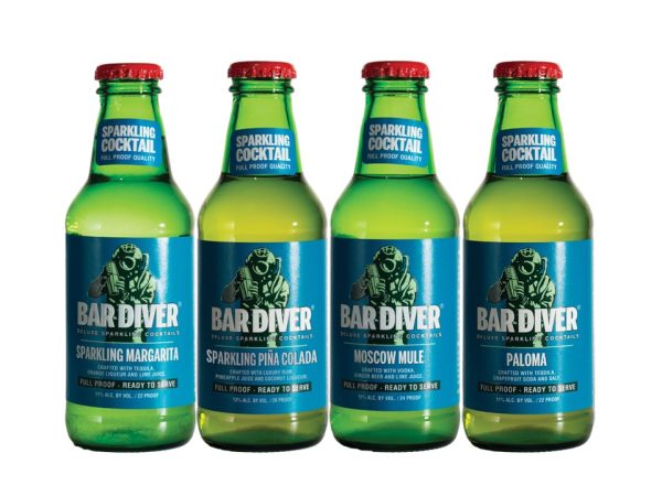 Bar Diver Deluxe Sparkling Cocktails Variety Pack For Sale