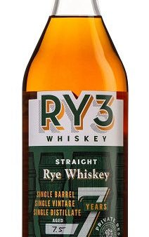 Ry3 Whiskey 7.5 Years Straight Rye Whiskey For Discount