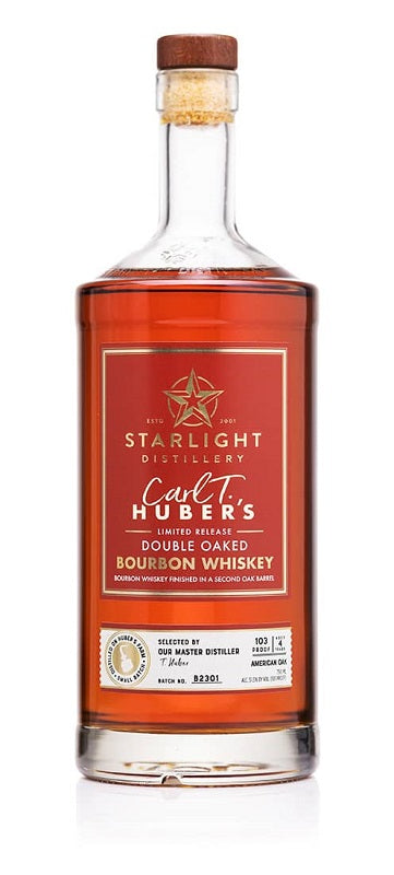 Starlight Distillery Limited Release Double Oaked Bourbon Whiskey #B2301 103 Proof For Discount