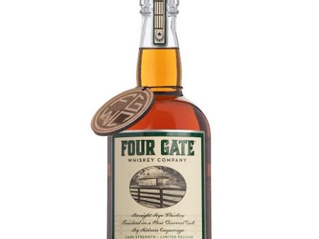 Four Gate Whiskey Co Single Barrel Rye Double Oak Barrel# M135 118.8 Proof - Selected by Seelbach s on Sale