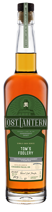 Lost Lantern Seelbach s Private Cask: Tom s Foolery 9-Year Old Ohio Straight Rye Whiskey Online Sale