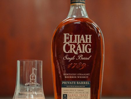 Elijah Craig Single Barrel Bourbon 120.2 proof - Selected by Seelbach s Online now