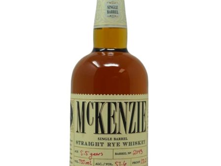 McKenzie Single Barrel 5.5 Years Single Malt Rye #2043 103.2 proof -  Selected by PLDC Cheap