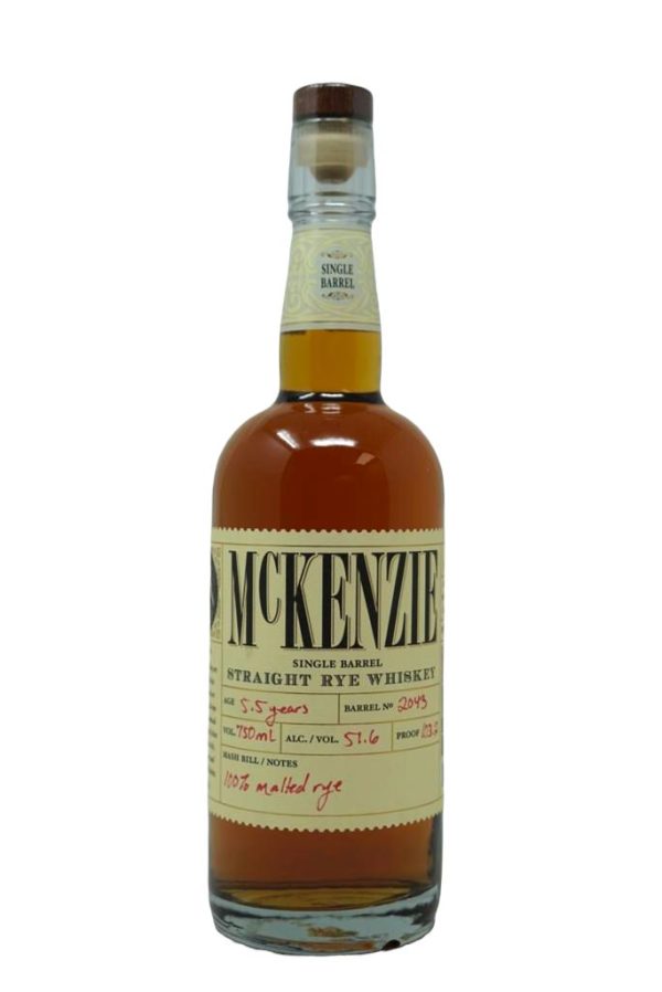 McKenzie Single Barrel 5.5 Years Single Malt Rye #2043 103.2 proof -  Selected by PLDC Cheap