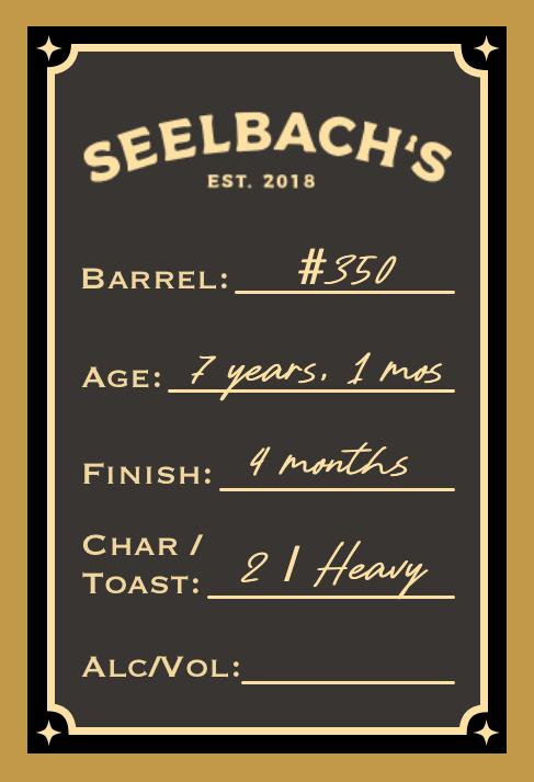 ASW Fiddler Toasted Straight Rye Whiskey #350 - Selected by Seelbach s on Sale