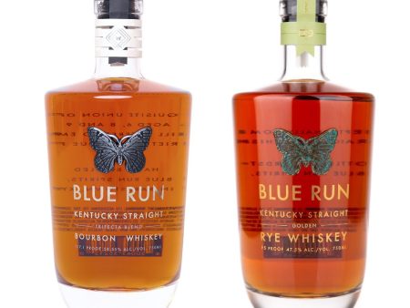 Blue Run Trifecta Kentucky Straight Bourbon & Golden Rye Batch 02 2-Pack Online now