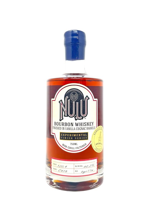 Nulu Vanilla Cognac Finished Bourbon  Barrel C478  120.4 proof - Selected by Seelbach s For Sale