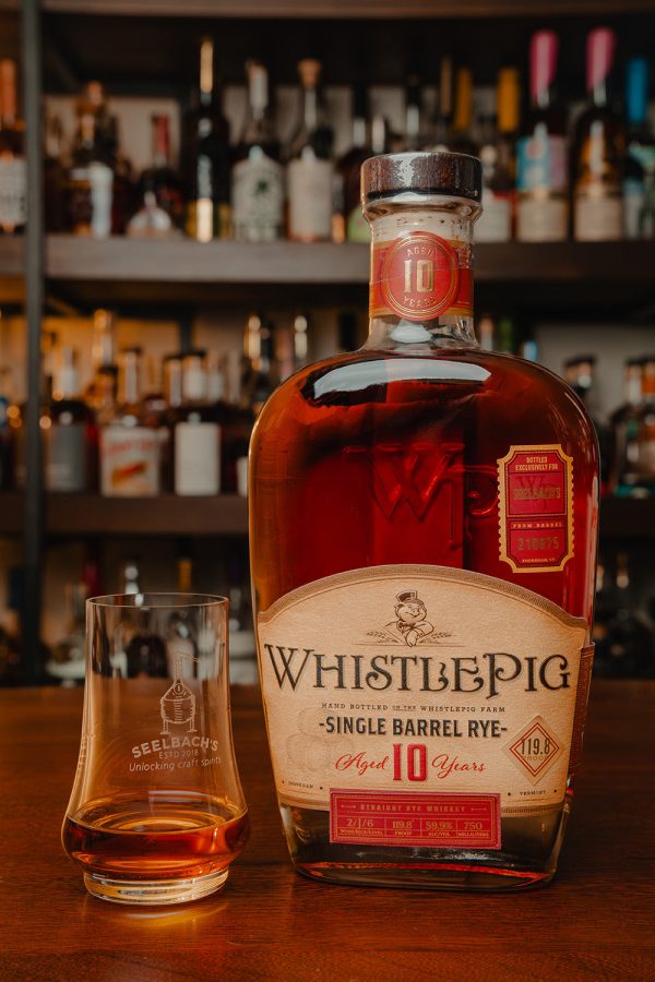 Whistlepig 10-Year Cask Strength Single Barrel Rye Whiskey - Selected by Seelbach s For Sale