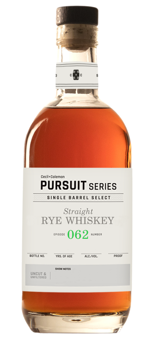 Pursuit Series Rye Episode 062 - Selected by Seelbachs For Sale